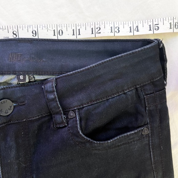 Kut from the Kloth Natalie High Rise Bootcut Black Jeans Size 6 - Picture 5 of 12